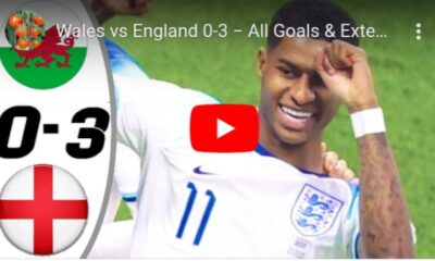 (VIDEO) Watch : Wales vs England Goals and Extended Highlights 8 Sportelo