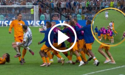 (Video) Watch moment Virgil van Dijk falls Argentina man to the floor before World Cup brawl 8 Sportelo