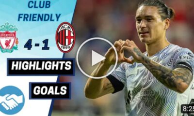 (VIDEO) Watch: Liverpool 4-1 AC Milan Goals and Extended Match Highlight 10 Sportelo