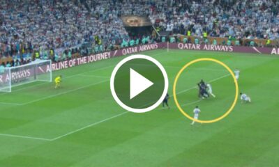(Video) Watch Ibrahima Konate effortlessly dispossess Messi during World Cup final 2 Sportelo