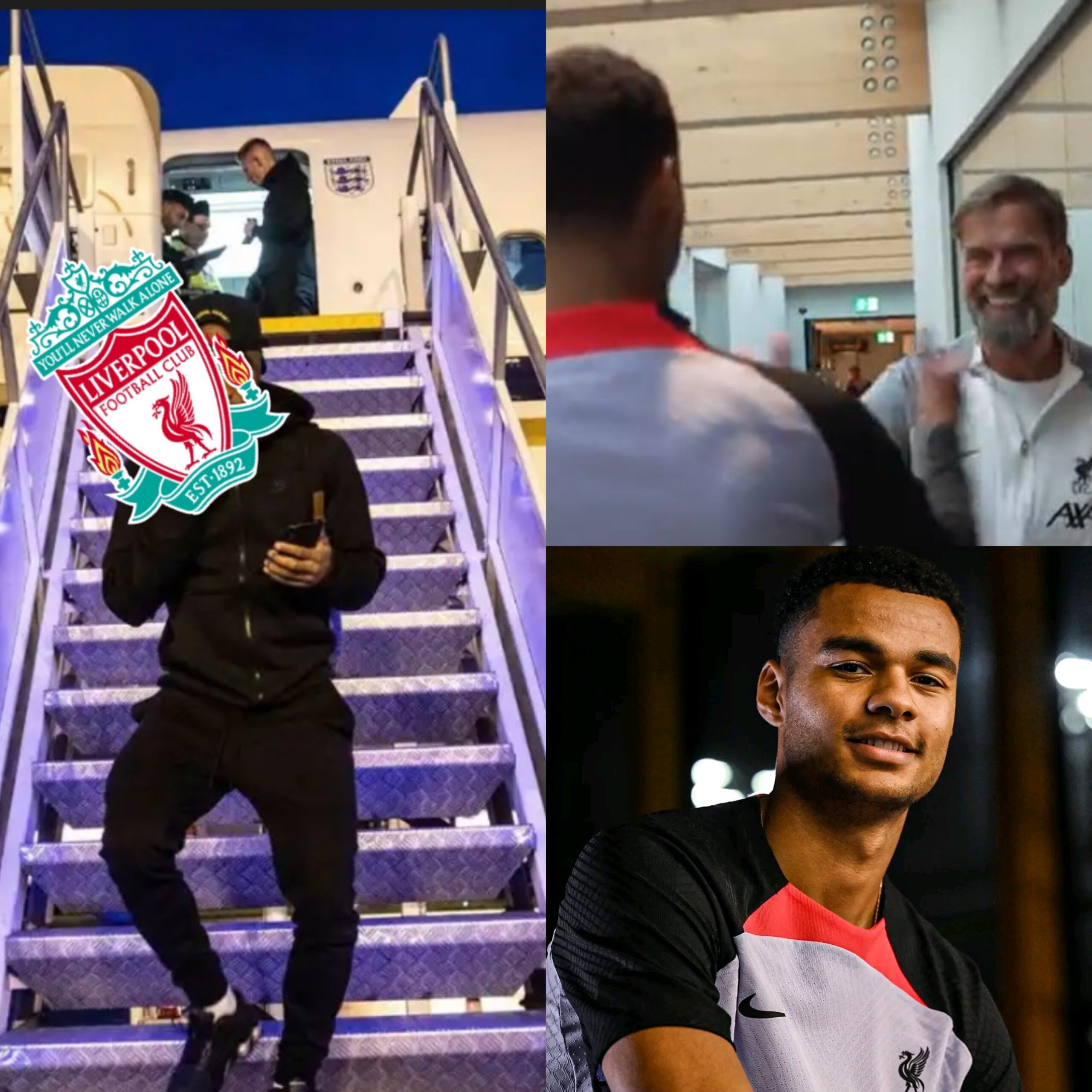 (Video) Watch moment Liverpool target arrives in England to complete medical 1 Sportelo