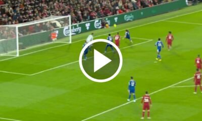 (Video) Watch Leicester city's Wout Faes on for hat-trick of own goals to get Liverpool 2-1 up in hilarious first-half 7 Sportelo