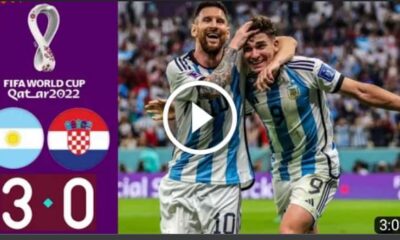 (VIDEO) Watch: Argentina vs Croatia Goals and Extended Match Highlights |FREE HD | Qatar 2022 FIFA World Cup 5 Sportelo