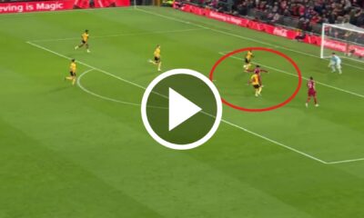 (Video) Watch Mo Salah superb finish with Liverpool goal after poor Wolves defending from Cody Gakpo accurate cross 13 Sportelo