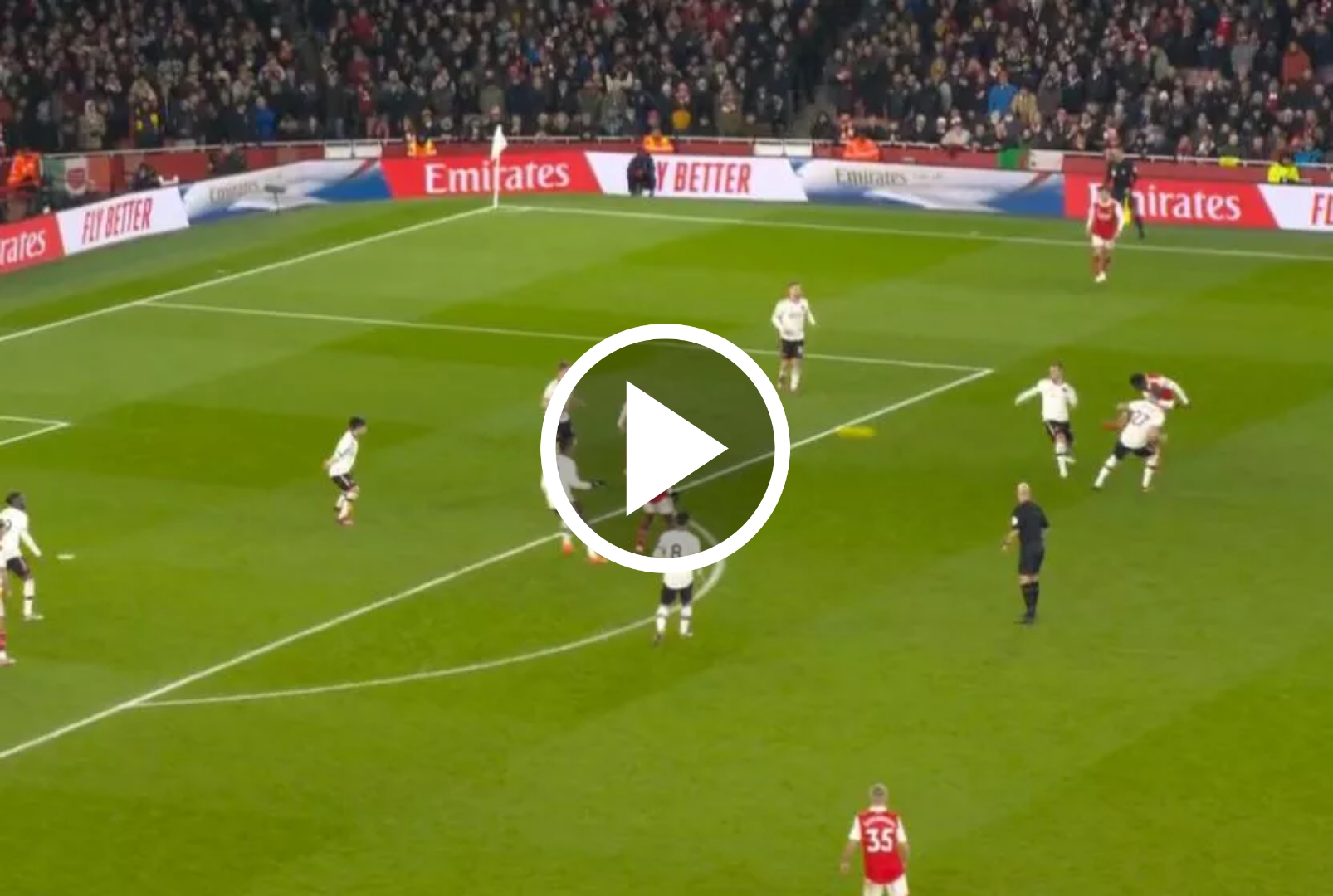 (Video) Goal!!- Watch Bukayo Saka gives Arsenal the lead with long-range stunner 14 Sportelo