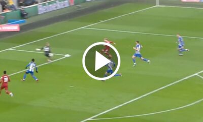 (Video) Goal! - Harvey Elliott fires Liverpool ahead at Brighton with a clinical finish following superb link up from Naby keita and Salah 15 Sportelo