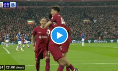 (Video) Watch: Cody Gakpo score first Liverpool goal following a world-class Trent delivery 9 Sportelo