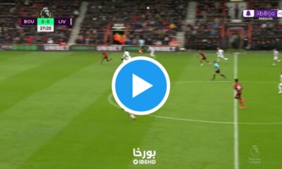 (Video) Watch: Goal! Boirnemouth1-0 Liverpool : Billing gives the host an early lead against the Reds. 1 Sportelo