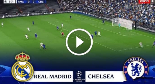 LIVE STREAM: Watch: Real Madrid vs Chelsea|Uefa Champions League|Quarter-finals|First Leg|Watch Live stream Football|Free HD 1 Sportelo