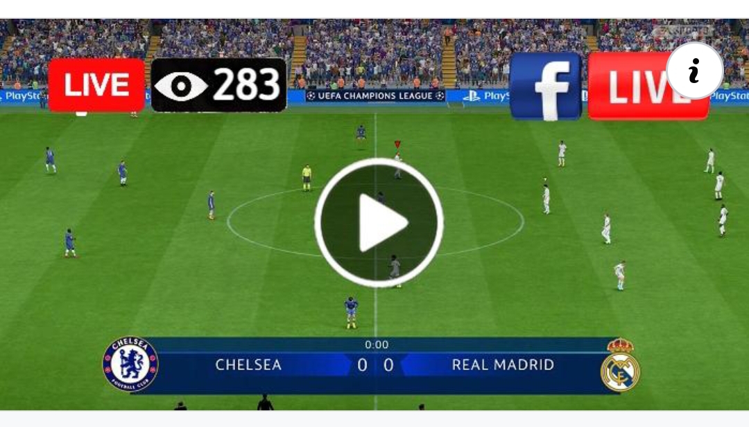 Live stream: Chelsea vs Real Madrid LIVE | Full HD _English commentary | Champions League 1 Sportelo