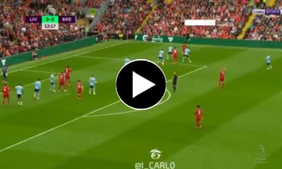 (Video) Watch: Mohamed Salah finishes off a fantastic Liverpool move to give the Reds an early lead against Brentford 1 Sportelo